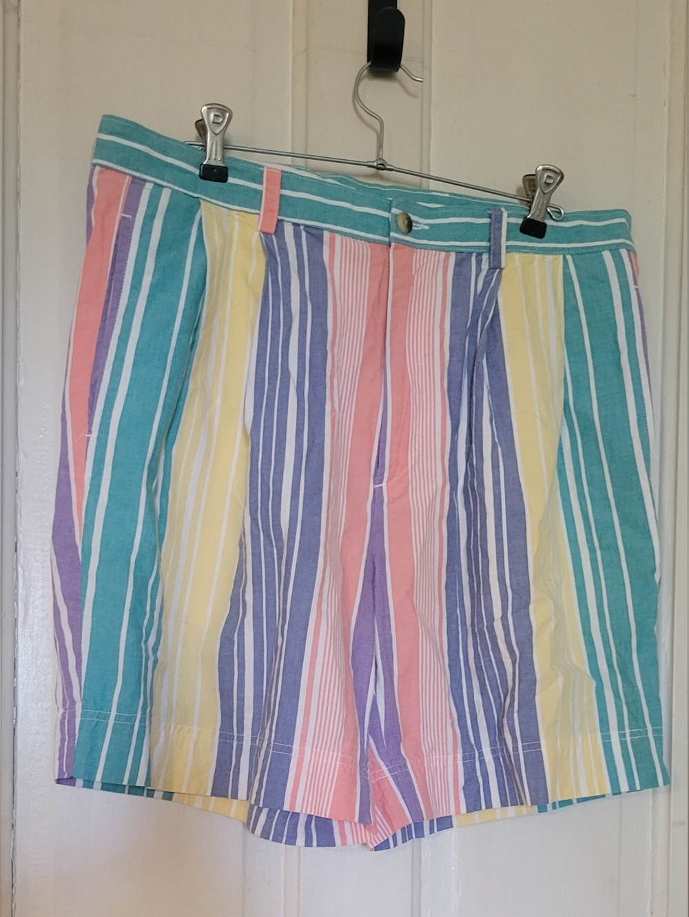 Vintage Nautica Patstel Stripes Shorts Size 36